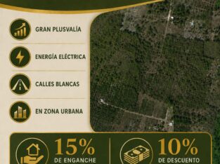 Terrenos residenciales Chun Mul Hunucmá. Preventa Etapa 1